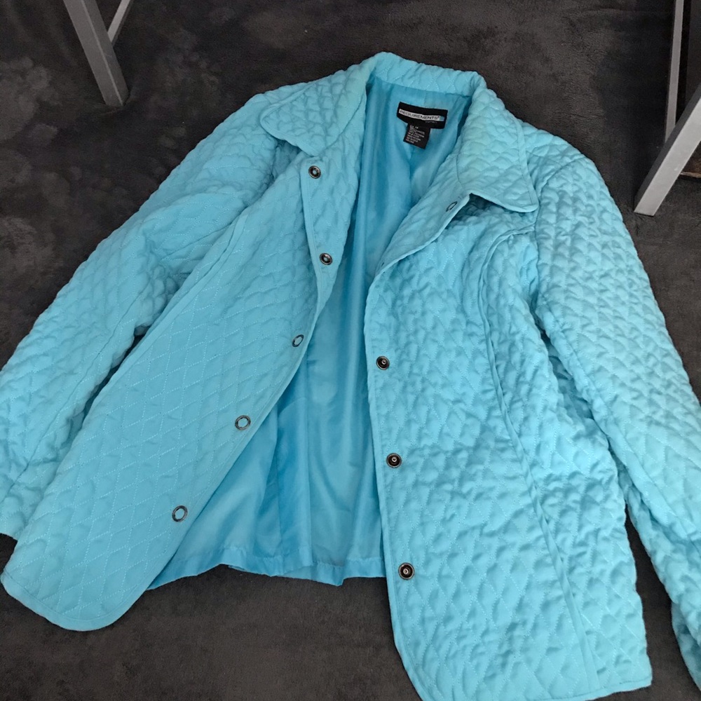 blue jacket
